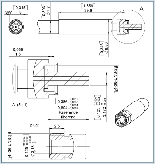 半导体激光器用传输光纤