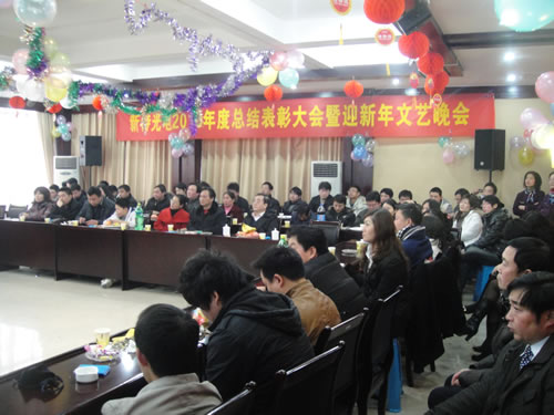 2010年度总结表彰大会暨2011年迎春联谊会举行